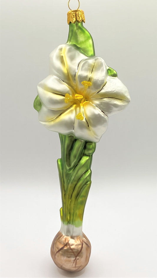 Baumschmuck-Christbaumschmuck-Amaryllis-weiss-Winter-Blumen-Zwiebel-weihnachts-deko-ch-Galerie-Luechinger-1