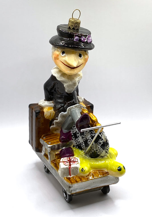 Baumschmuck-Christbaumschmuck-AtlasArt-Chapeau-Chlaque-Eisenbahn-Draisine-Tschiburaschka-Russland-weihnachts-deko-ch-Galerie-Luechinger-1-2