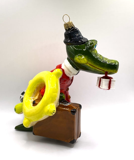 Baumschmuck-Christbaumschmuck-AtlasArt-Krokodil-Gema-Tschiburaschka-Russland-weihnachts-deko-ch-Galerie-Luechinger-2