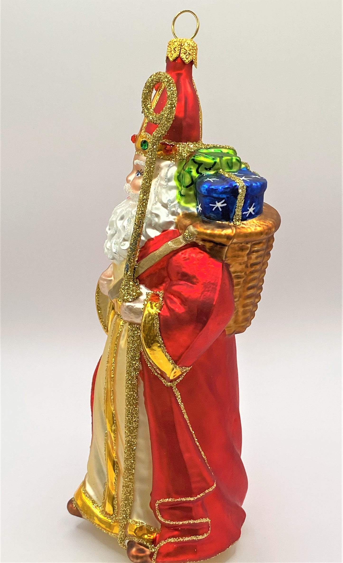 Baumschmuck-Christbaumschmuck-Bischof-Weihnachtsmann-Santa-Nikolaus-Mitra-Stab-Geschenke-weihnachts-deko-ch-Galerie-Luechinger-3
