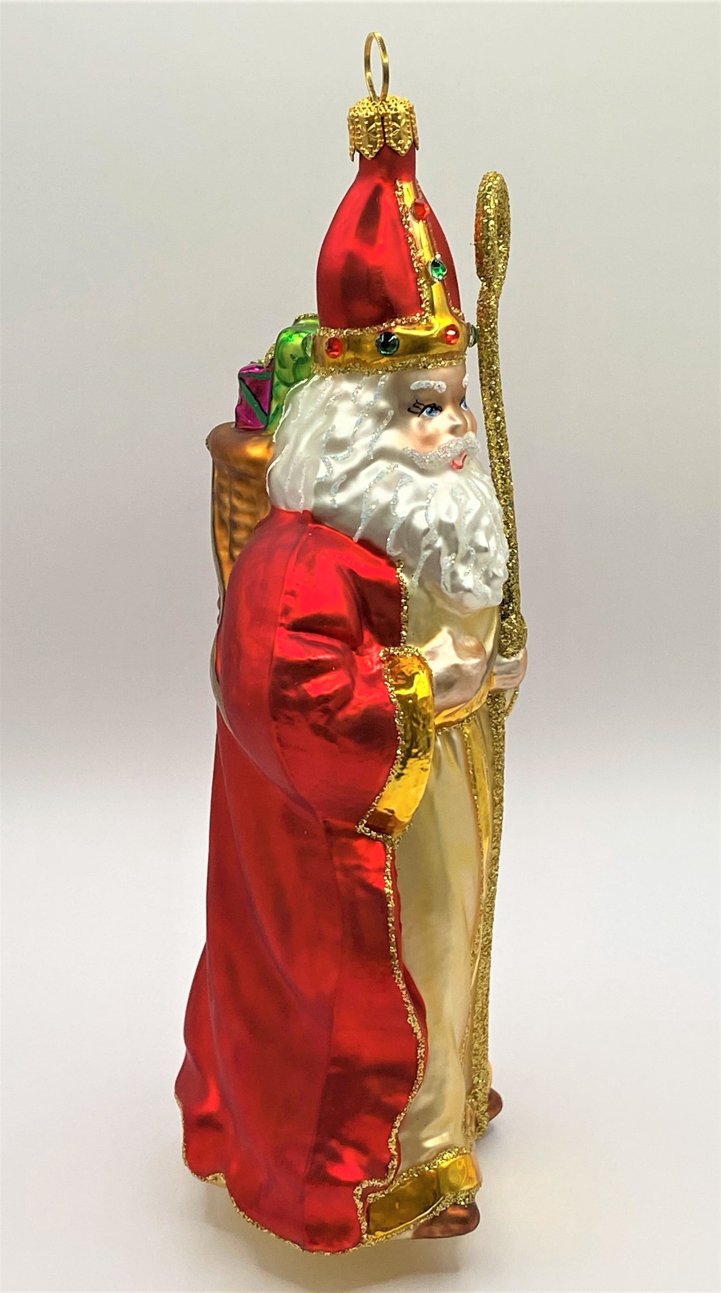 Baumschmuck-Christbaumschmuck-Bischof-Weihnachtsmann-Santa-Nikolaus-Mitra-Stab-Geschenke-weihnachts-deko-ch-Galerie-Luechinger-4