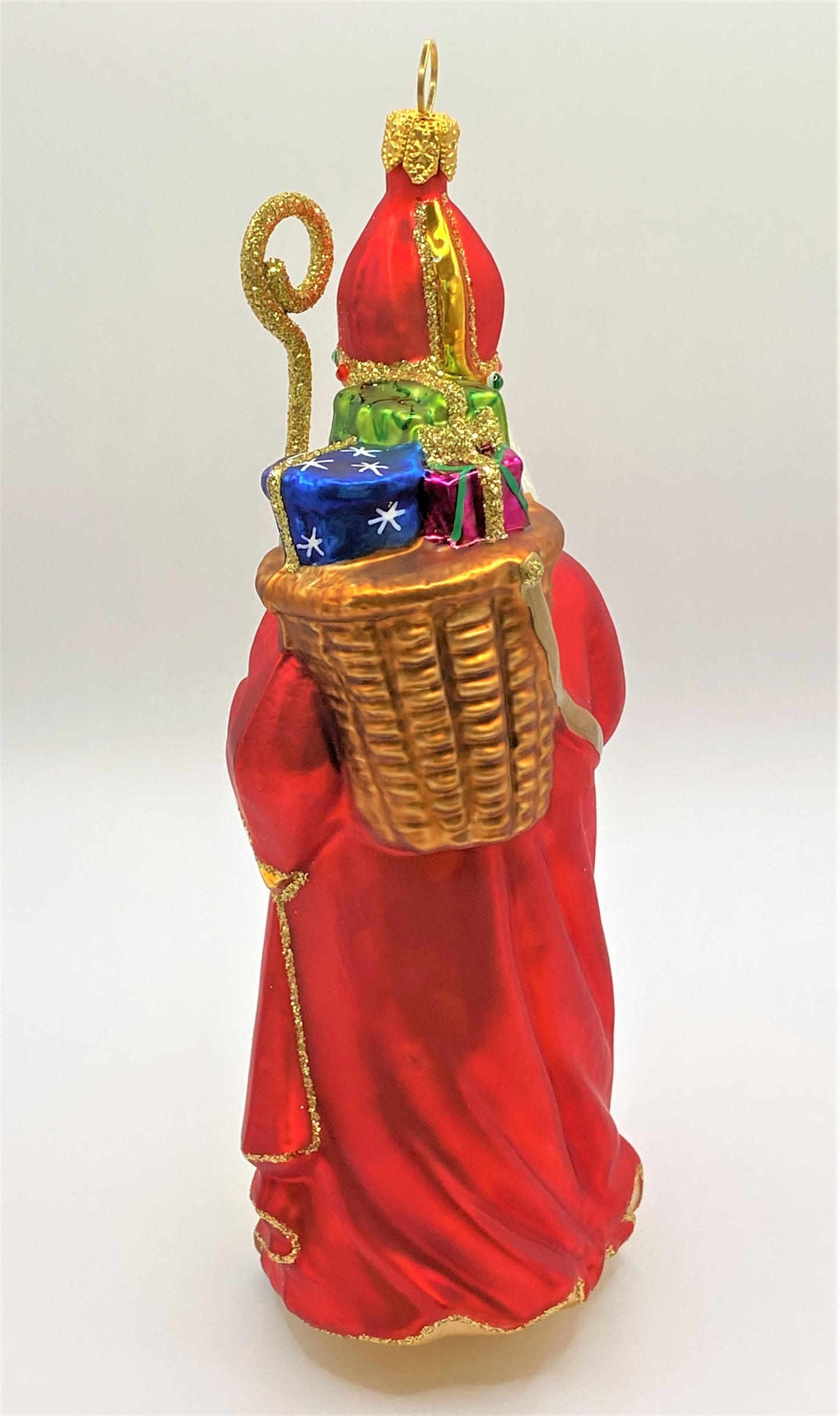 Baumschmuck-Christbaumschmuck-Bischof-Weihnachtsmann-Santa-Nikolaus-Mitra-Stab-Geschenke-weihnachts-deko-ch-Galerie-Luechinger-5