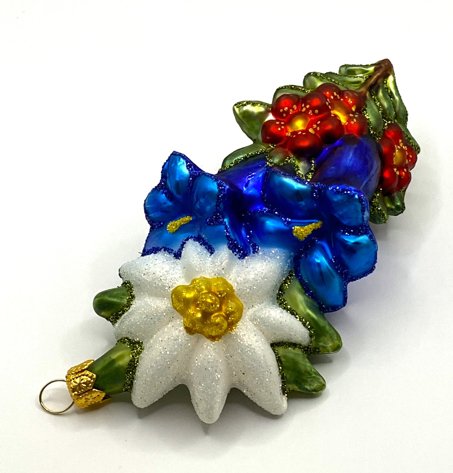 Baumschmuck-Christbaumschmuck-Blumenstrauss-Swissness-Alpenblumen-Edelweiss-Enzian-Alpenrosen-weihnachts-deko-ch-Galerie-Luechinger-4