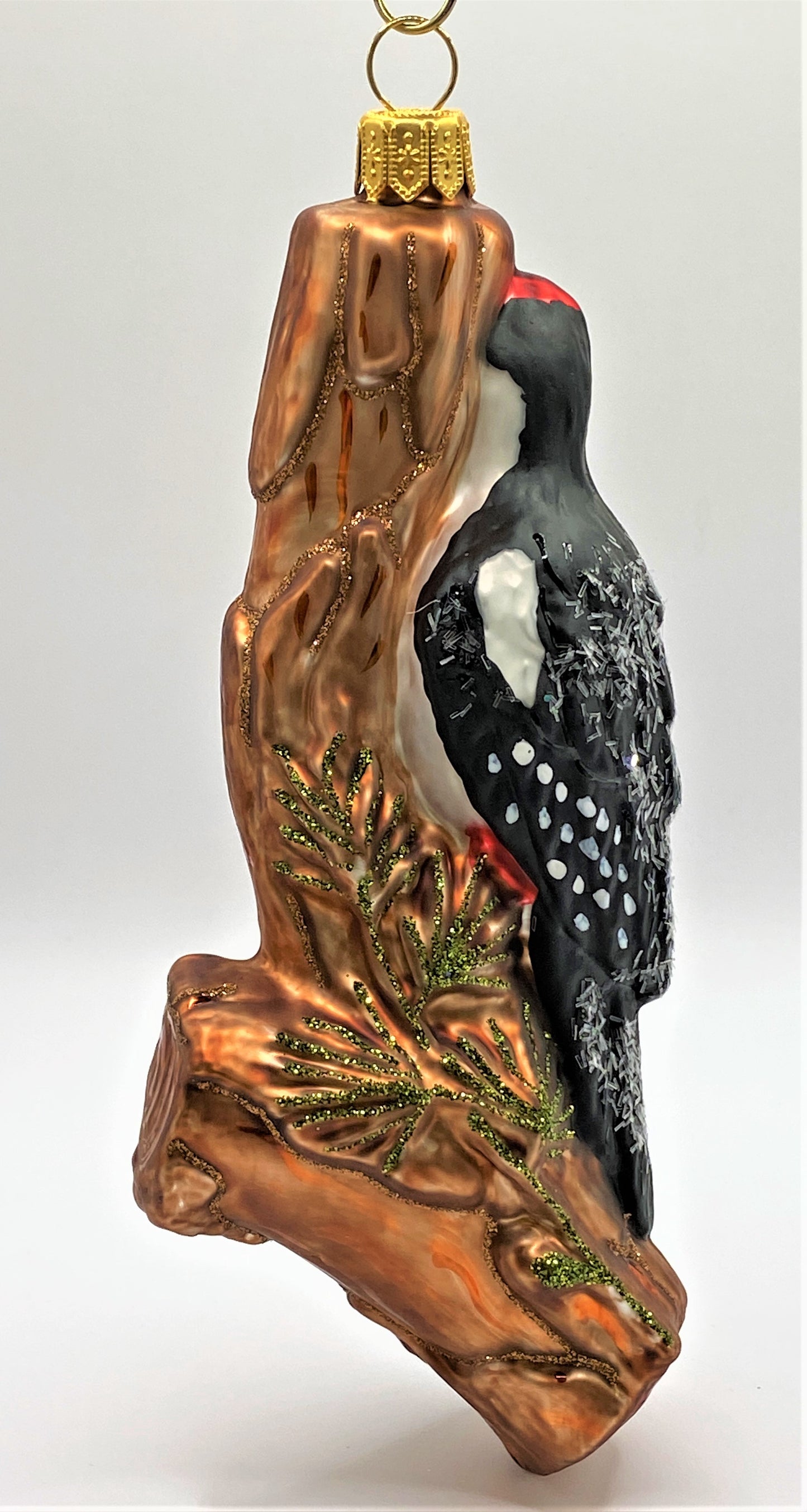 Baumschmuck-Christbaumschmuck-Buntspecht-Baumstamm-weihnachts-deko-ch-Galerie-Luechinger-3