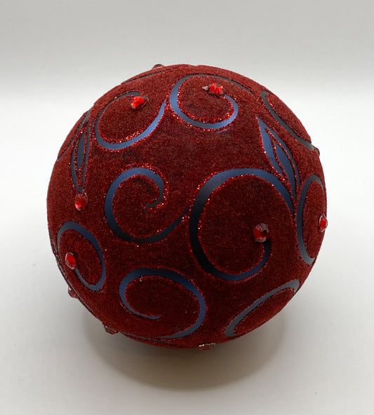 Baumschmuck-Christbaumschmuck-Christbaumkugel-dunkelrot-Ranken-weihnachts-deko-ch-Galerie-Luechinger2