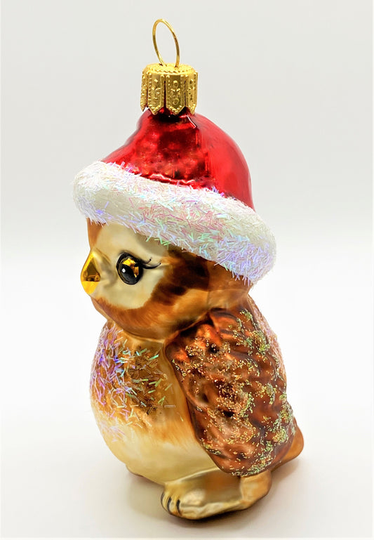 Baumschmuck-Christbaumschmuck-Eule-Kauz-rote-Weihnachtsmuetze-weihnachts-deko-ch-Galerie-Luechinger-2