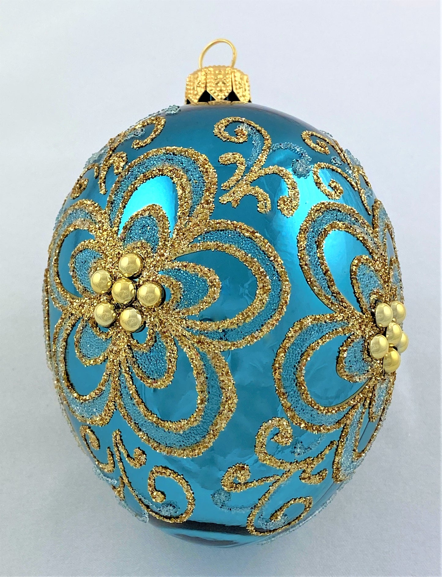 Baumschmuck-Christbaumschmuck-Faberge-Ei-gold-tuerkis-Bluemchen-weihnachts-deko-ch-Galerie-Luechinger