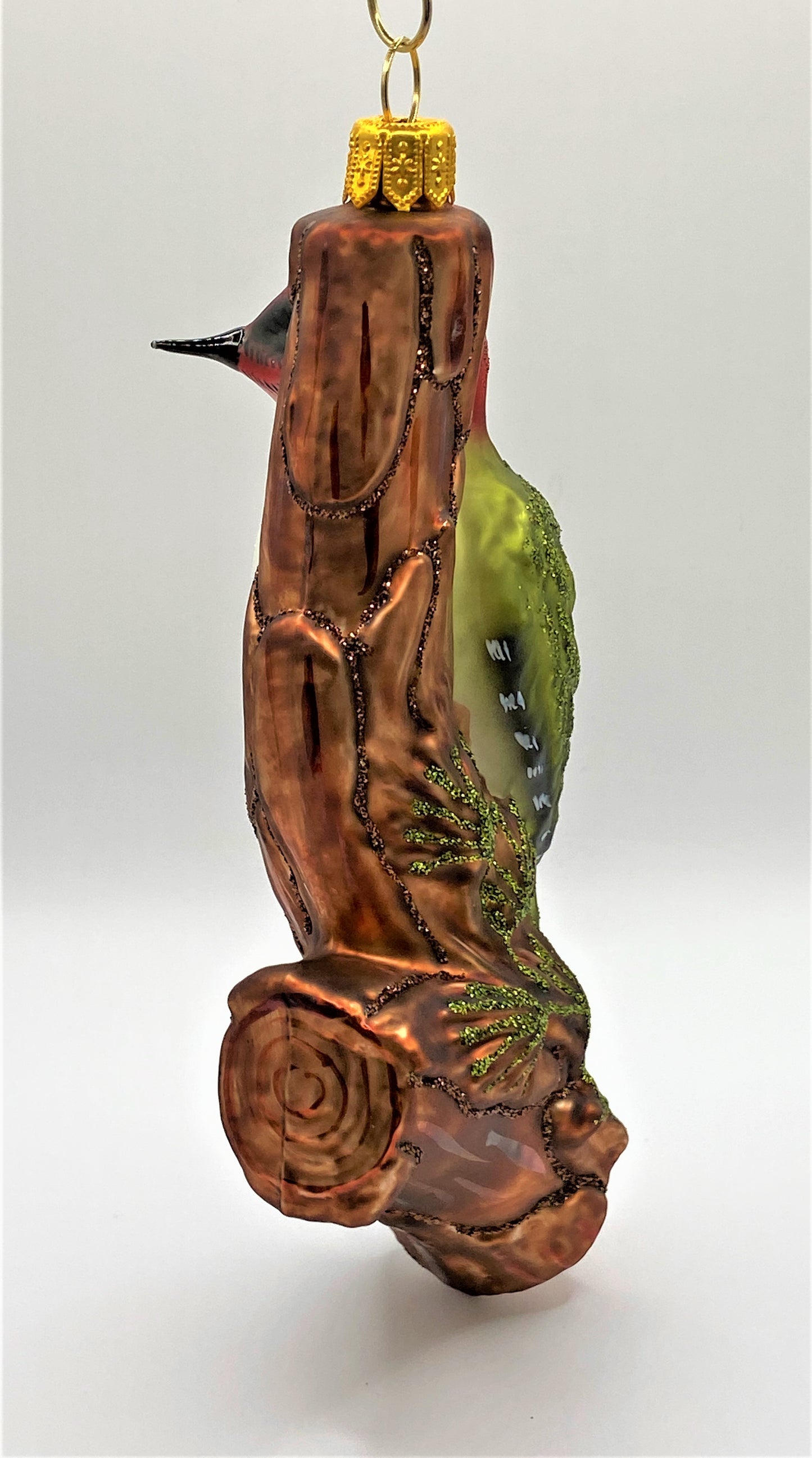 Baumschmuck-Christbaumschmuck-Gruenspecht-Baumstamm-weihnachts-deko-ch-Galerie-Luechinger-3
