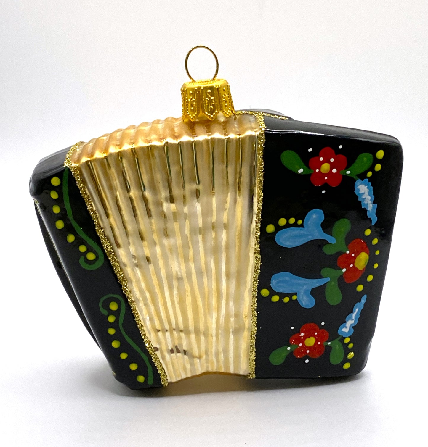 Baumschmuck-Christbaumschmuck-Handorgel-Schwarz-Blumendekor-Akkordeon-weihnachts-deko-ch-Galerie-Luechinger-3