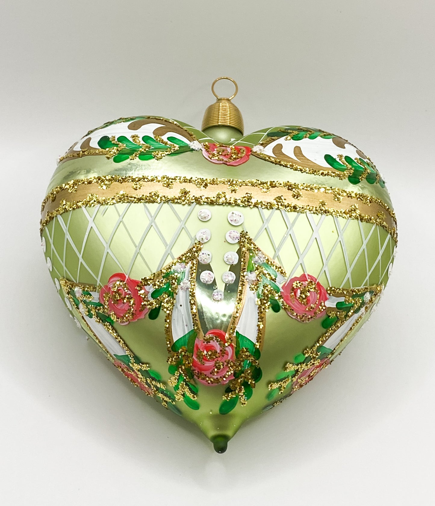 Baumschmuck-Christbaumschmuck-Herz-liebe-hellgruen-rosen-weihnachts-deko-ch-Galerie-Luechinger