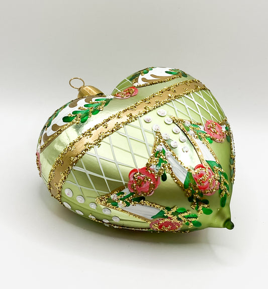 Baumschmuck-Christbaumschmuck-Herz-liebe-hellgruen-rosen-weihnachts-deko-ch-Galerie-Luechinger1