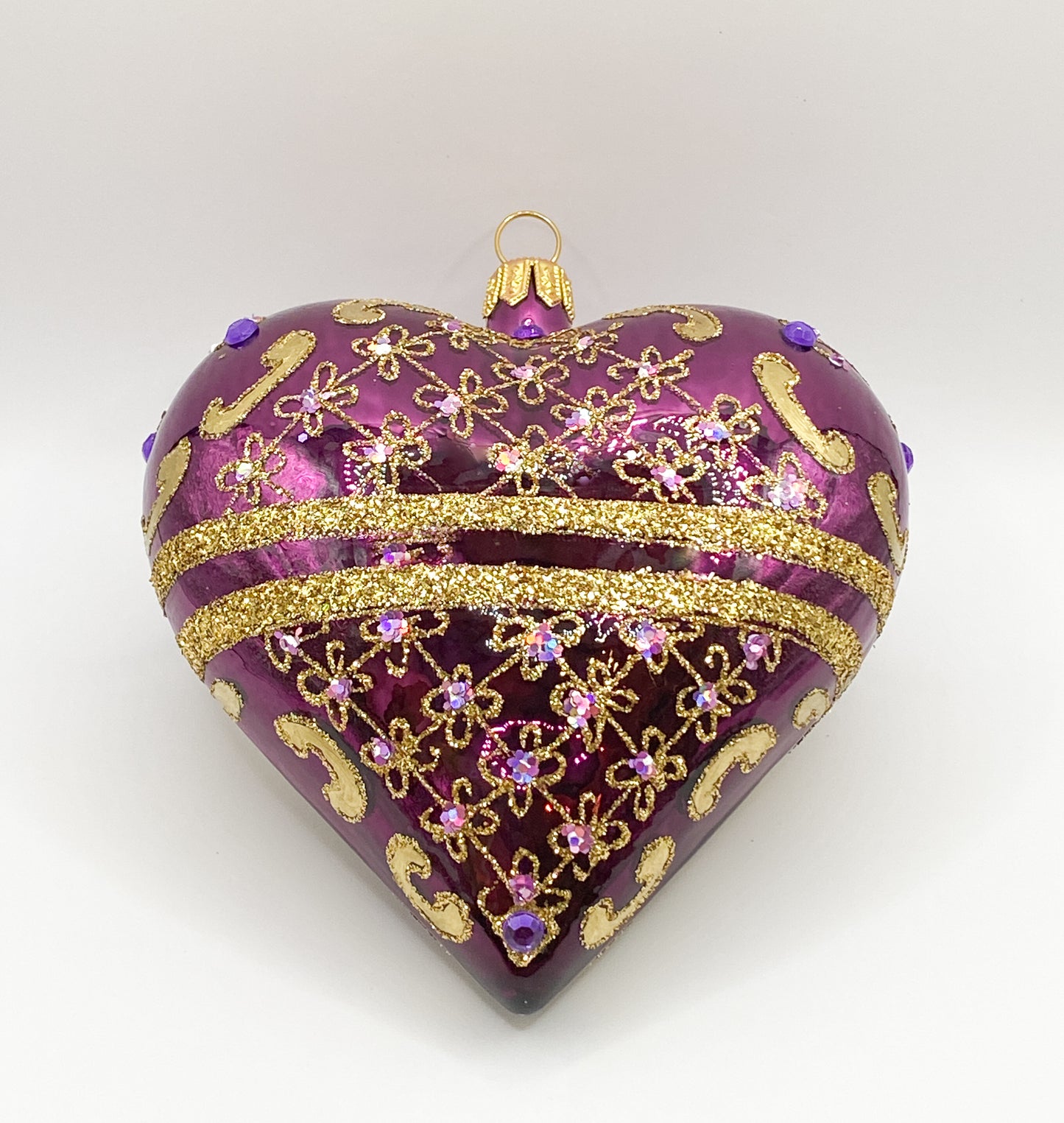 Baumschmuck-Christbaumschmuck-Herz-liebe-violett-gold-weihnachts-deko-ch-Galerie-Luechinger