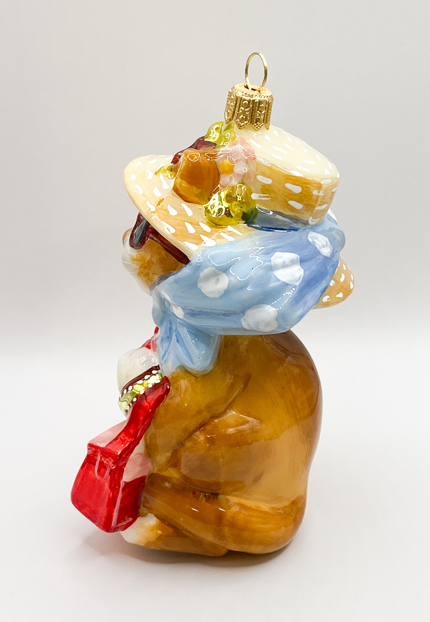 Baumschmuck-Christbaumschmuck-Katze-witzig-strohhut-mostowski-komozja-weihnachts-deko-ch-Galerie-Luechinger3