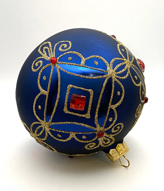 Baumschmuck-Christbaumschmuck-Kugel-blau-golddekor-weihnachts-deko-ch-Galerie-Luechinger-2