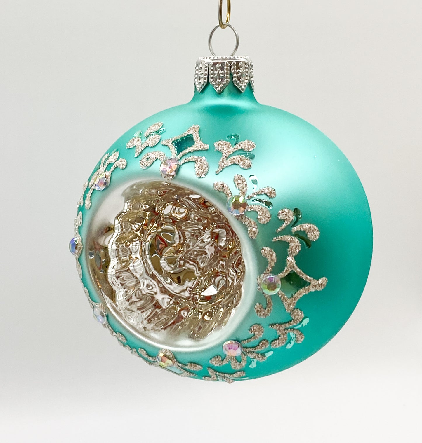 Baumschmuck-Christbaumschmuck-Kugel-gruen-tuerkis-reflex-weihnachts-deko-ch-Galerie-Luechinger