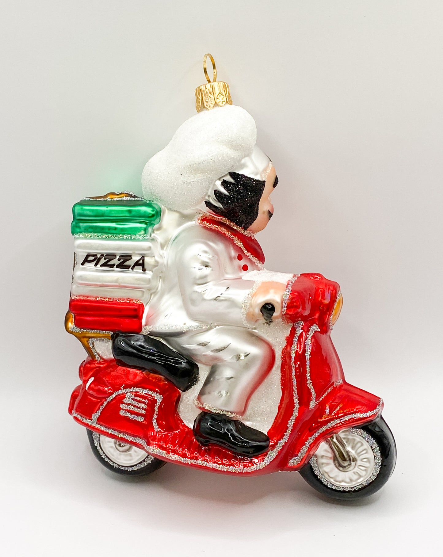 Baumschmuck-Christbaumschmuck-Pizza-Kurier-Vespa-Italien-weihnachts-deko-ch-Galerie-Luechinger1