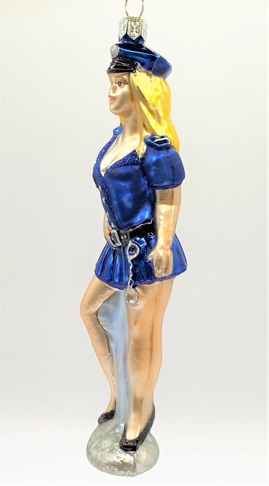 Baumschmuck-Christbaumschmuck-Polizistin-Uniform-sexy-weihnachts-deko-ch-Galerie-Luechinger-2