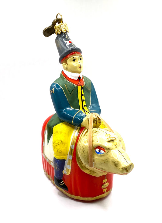 Baumschmuck-Christbaumschmuck-Reiter-Schwein-Blechspielzeug-weihnachts-deko-ch-Galerie-Luechinger-2