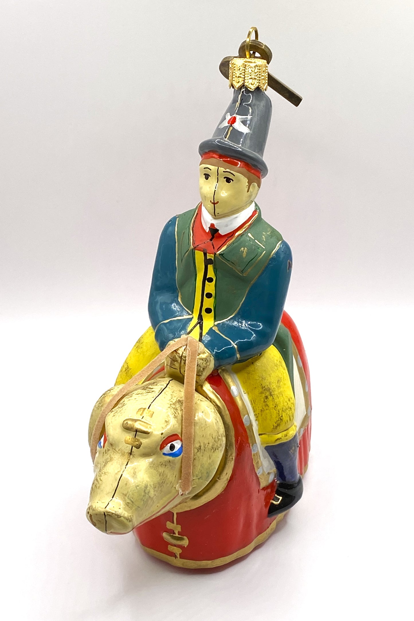 Baumschmuck-Christbaumschmuck-Reiter-Schwein-Blechspielzeug-weihnachts-deko-ch-Galerie-Luechinger-6
