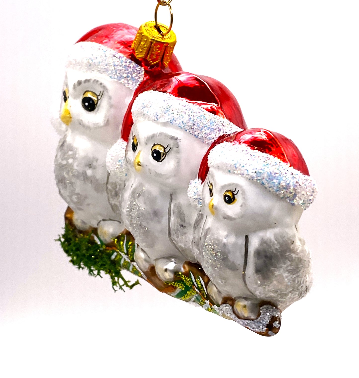 Baumschmuck-Christbaumschmuck-Schnee-Eule-Weihnachtsmuetze-Eulenfamilie-weihnachts-deko-ch-Galerie-Luechinger-3