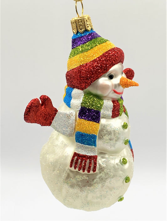 Baumschmuck-Christbaumschmuck-Schneemann-Regenbogenmuetze-weihnachts-deko-ch-Galerie-Luechinger-2