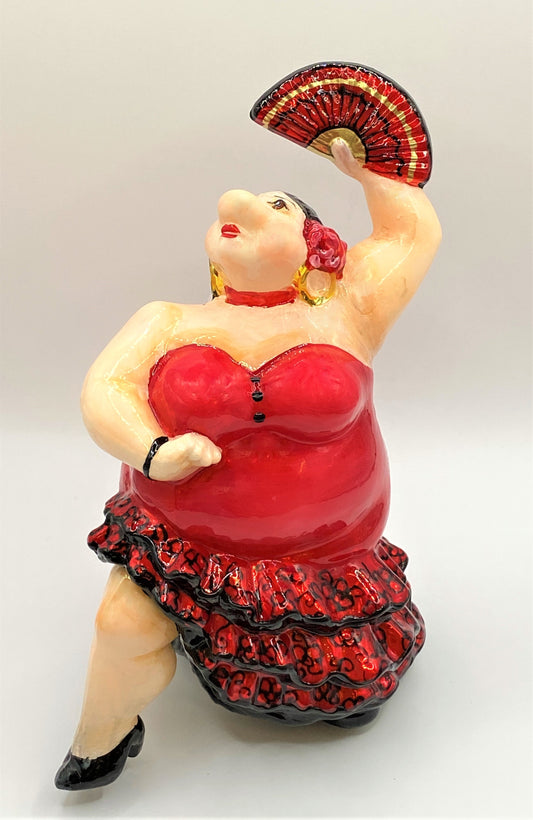 Baumschmuck-Christbaumschmuck-Taenzerin-Flamenco-Karikatur-Komozja-Mostowski-weihnachts-deko-ch-Galerie-Luechinger-2
