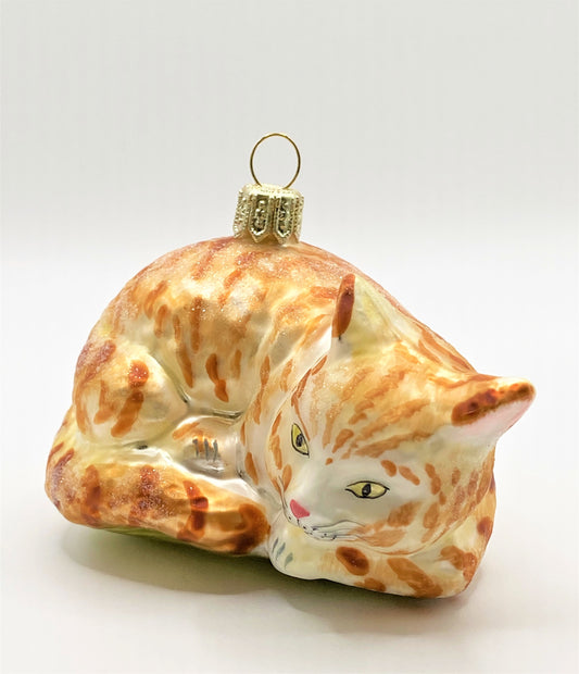Baumschmuck-Christbaumschmuck-Tigerkatze-Schlafen-weihnachts-deko-ch-Galerie-Luechinger-2