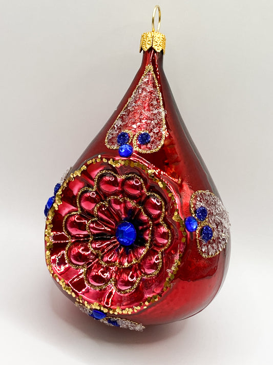 Baumschmuck-Christbaumschmuck-Tropfen-dunkelrot-Reflex-weihnachts-deko-ch-Galerie-Luechinger5