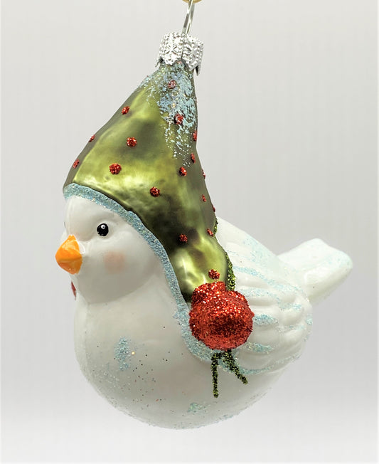 Baumschmuck-Christbaumschmuck-Voegelchen-Muetze-rote-Bommeln-weihnachts-deko-ch-Galerie-Luechinger-2