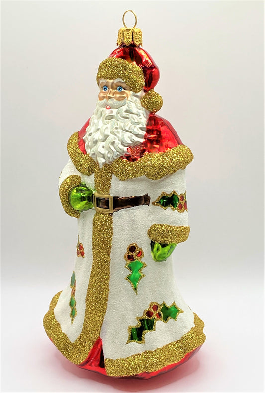 Baumschmuck-Christbaumschmuck-Weihnachtsmann-Santa-Nikolaus-Mantel-Ilex-Stechlaub-weihnachts-deko-ch-Galerie-Luechinger-2