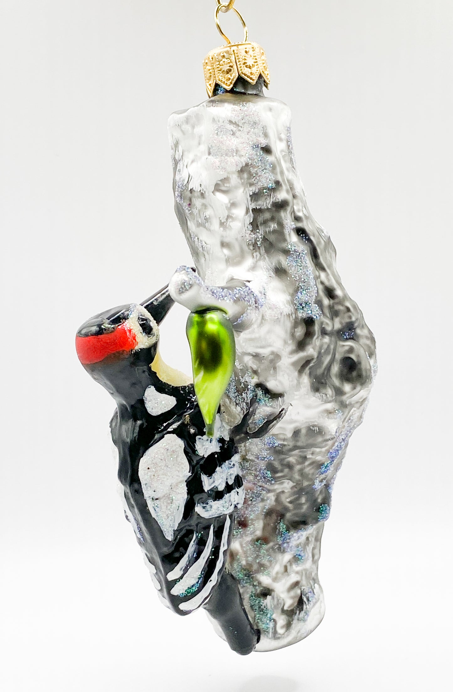 Baumschmuck-Christbaumschmuck-buntspecht-vogel-baumstamm-weihnachts-deko-ch-Galerie-Luechinger1