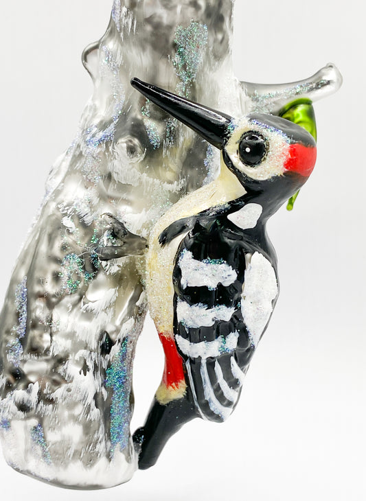 Baumschmuck-Christbaumschmuck-buntspecht-vogel-baumstamm-weihnachts-deko-ch-Galerie-Luechinger3