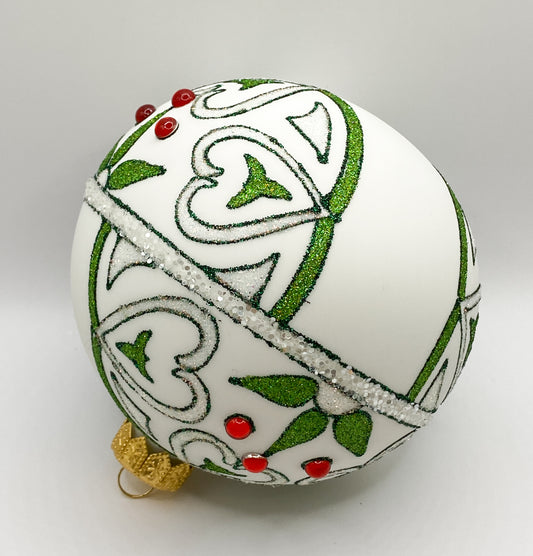 Baumschmuck-Christbaumschmuck-kugel-weiss-gruen-herzchen-jugendstil-weihnachts-deko-ch-Galerie-Luechinger7
