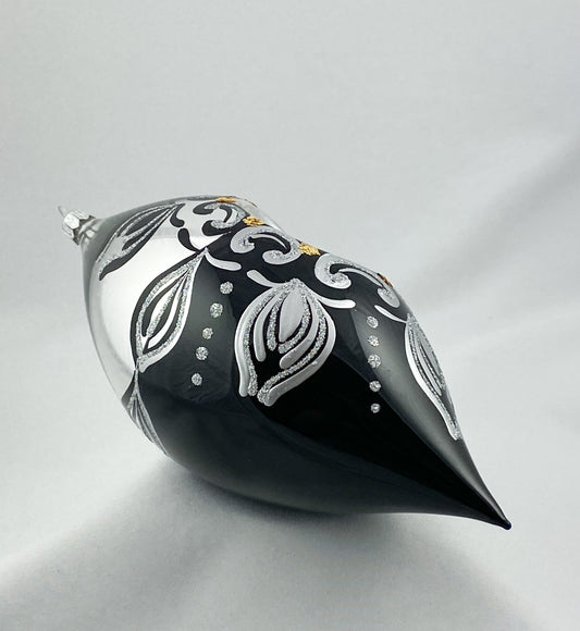 Baumschmuck-Christbaumschmuck-olive-reflex-silber-schwarz-weihnachts-deko-ch-Galerie-Luechinger1