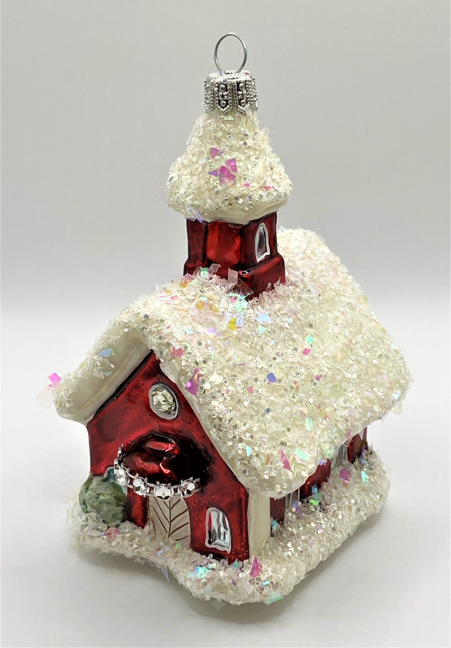 Baumschmuck-Christbaumschmuck-verschneite-Kapelle-Winter-Schnee-weihnachts-deko-ch-Galerie-Luechinger-1