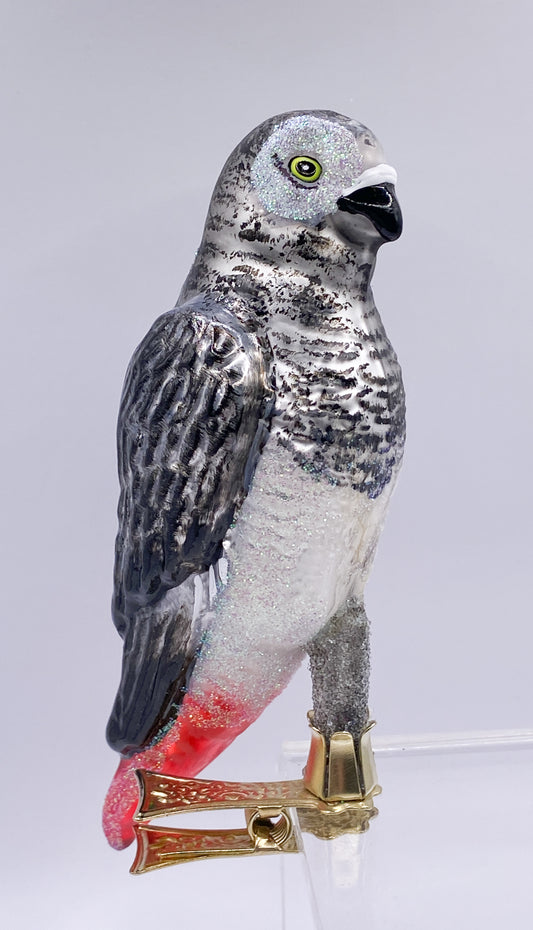 Baumschmuck-Christbaumschmuck-vogel-kongo-graupapagei-weihnachts-deko-ch-Galerie-Luechinger