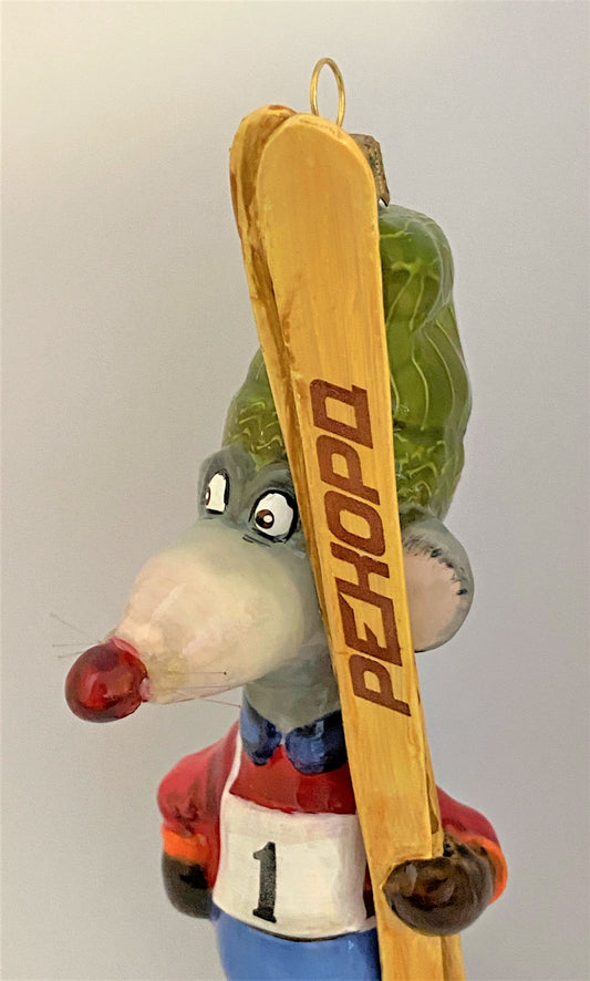 Weihnachtsschmuck-Christbaumschmuck-AtlasArt-Maus-Skifahren-Skirennen-Startnummer-weihnachts-deko-ch-Galerie-LuechingerIMG_000