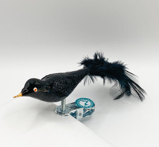 Kleine Glitzer-Amsel