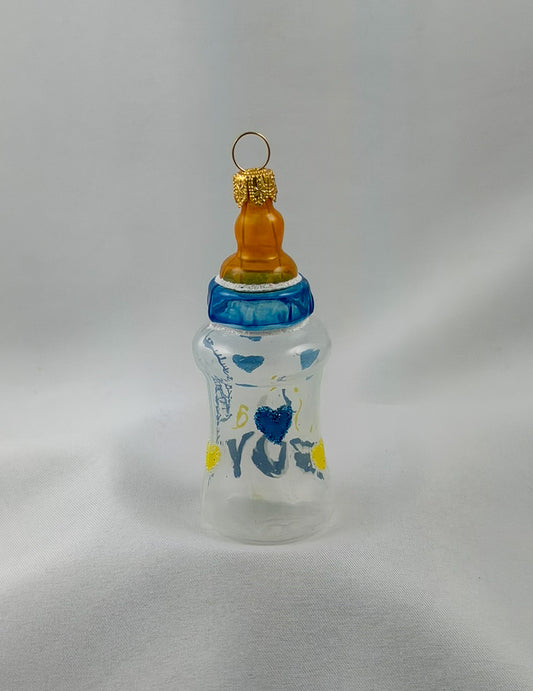 Baby bottle with "It's a Boy" inscription