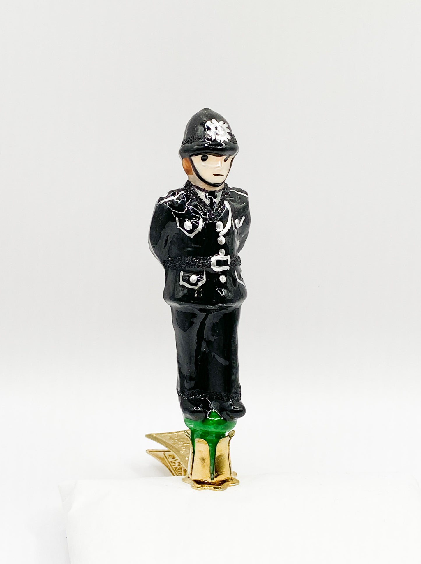 Englischer Polizist, Bobby, auf Clip, England