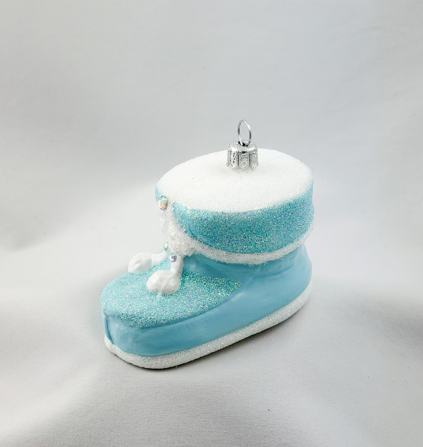 Light blue snow boots, winter booties