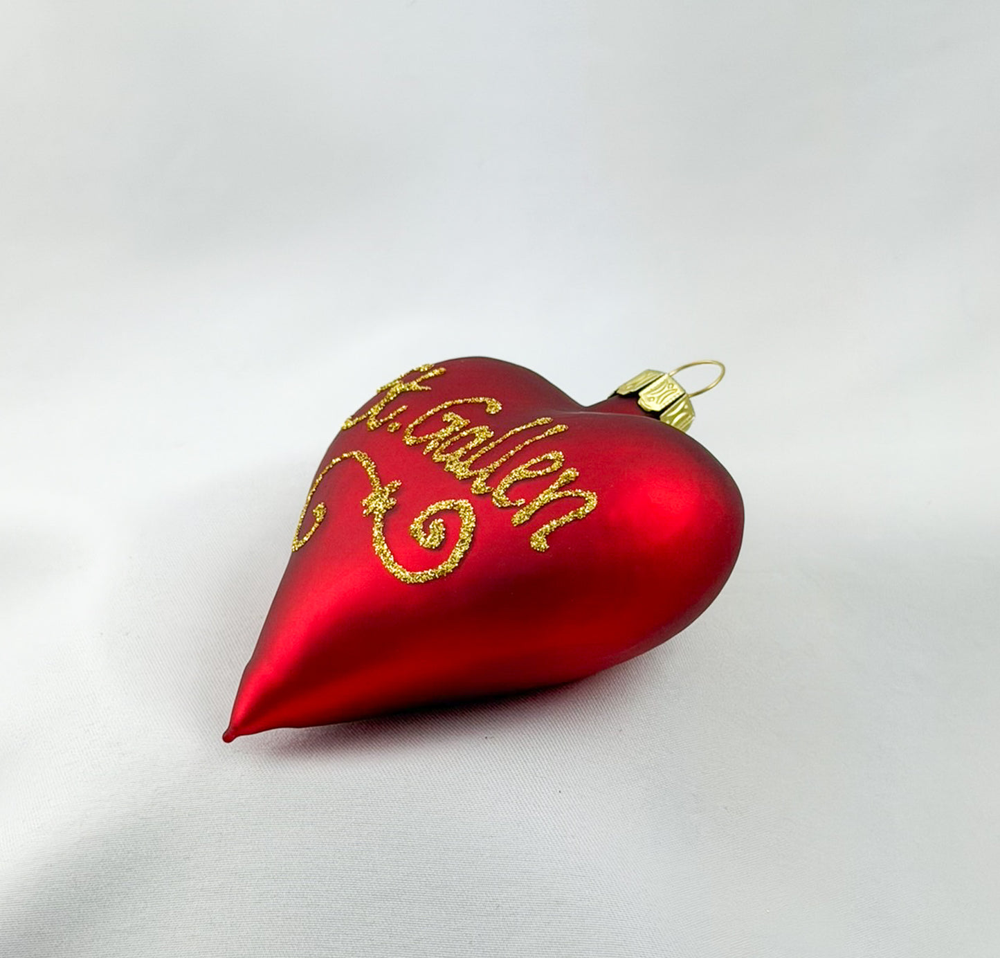 Rotes Herz mit Aufschrift " St.Gallen "