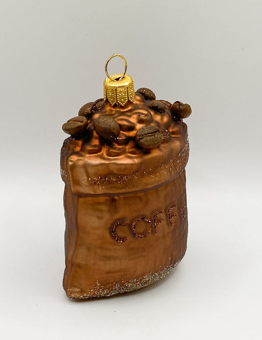 Kaffeebohnen im Jutesack