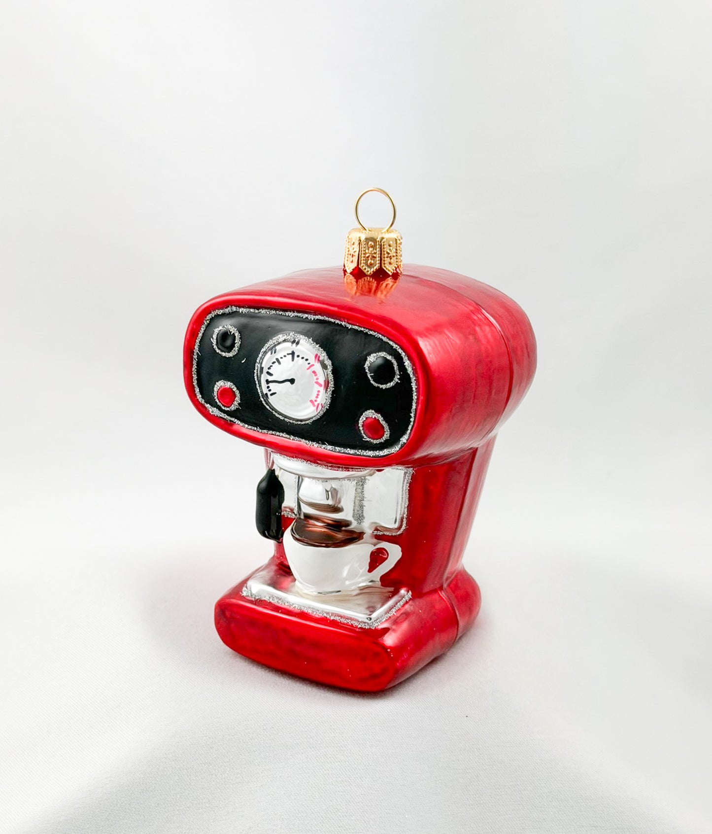 Rote Kaffee-Maschine