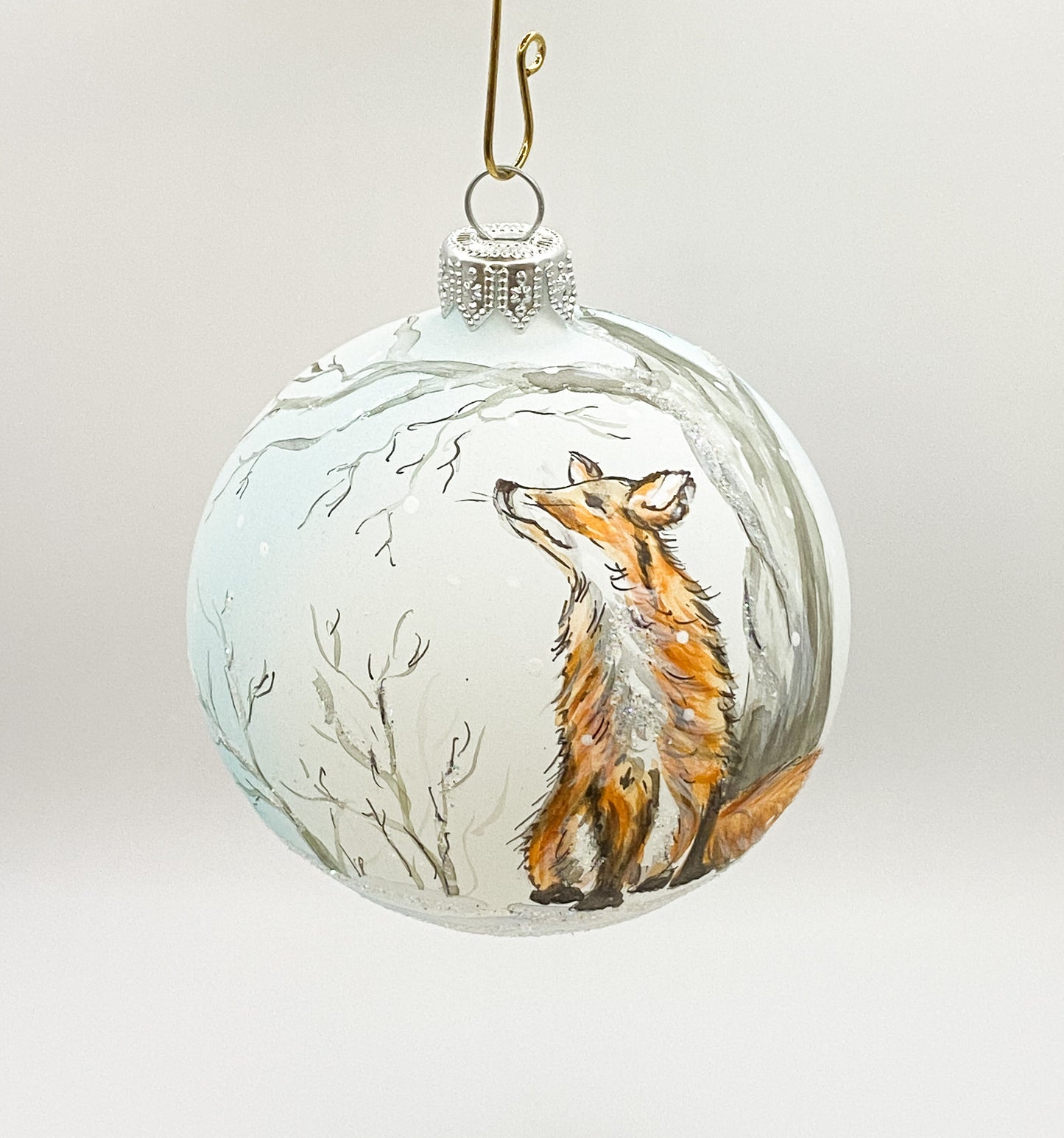 Ball with fox under the tree