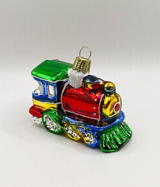 Kleine bunte Lokomotive