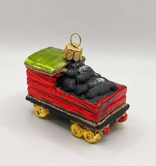 Kleiner bunter Zug-Kohlewagen