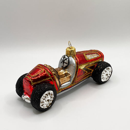 Rotes Oldtimer Rennauto