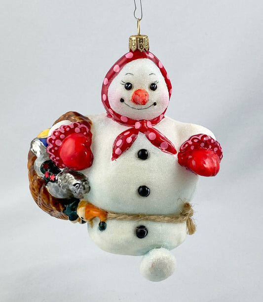 Mama-Schneemann und Papa-Schneemann bringen den Weihnachts-Baum und das Spielzeug, AtlasArt