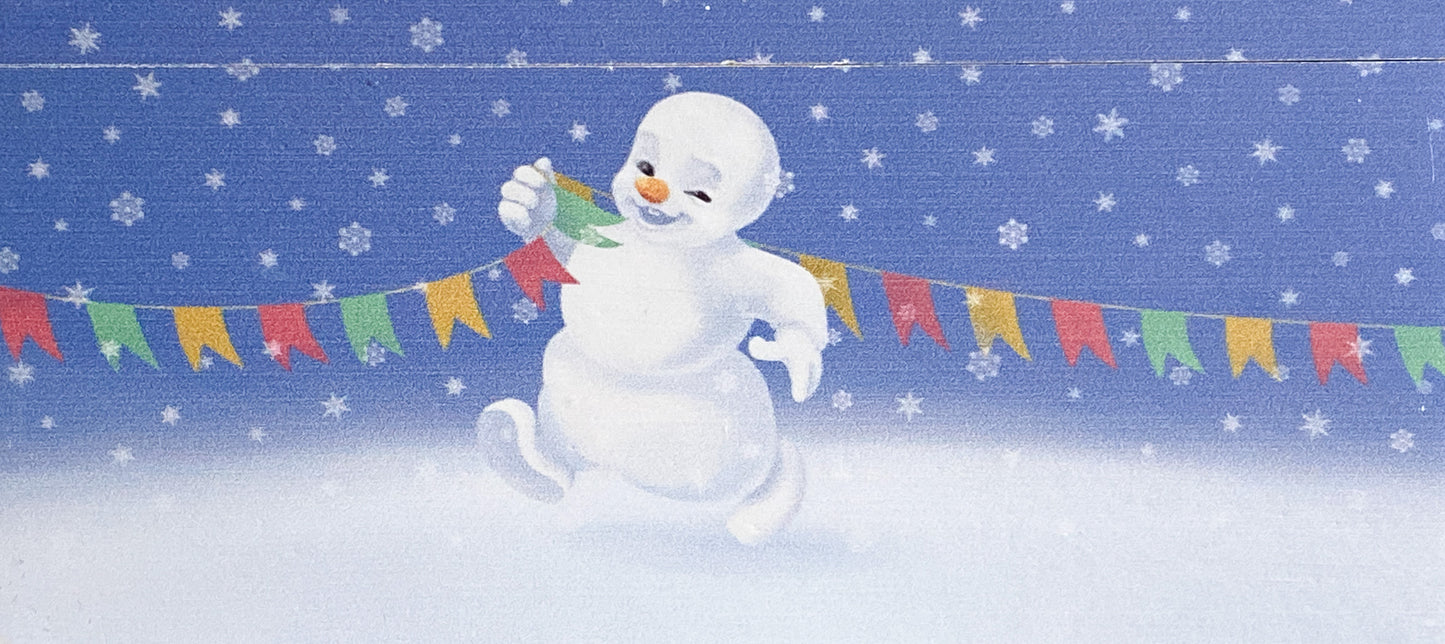 Mama Snowman and Papa Snowman bring the Christmas tree and toys, AtlasArt